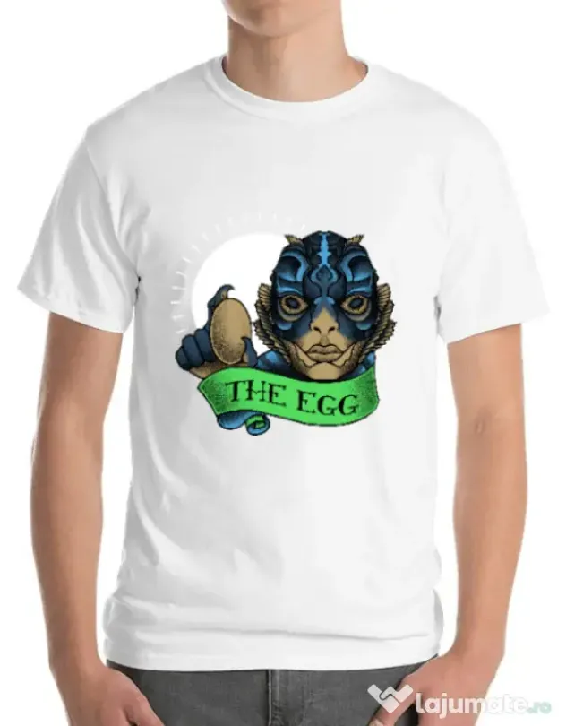 Tricou ADLER barbat Shape of water Alb