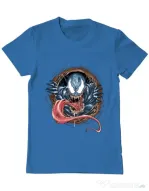 Tricou ADLER barbat Venom rise Albastru azuriu
