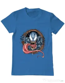 Tricou ADLER barbat Venom rise Albastru azuriu
