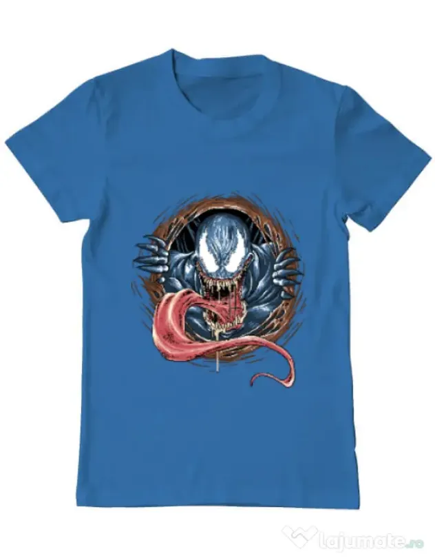 Tricou ADLER barbat Venom rise Albastru azuriu