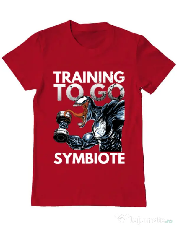 Tricou ADLER barbat Venom training Rosu