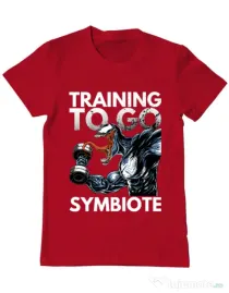 Tricou ADLER barbat Venom training Rosu