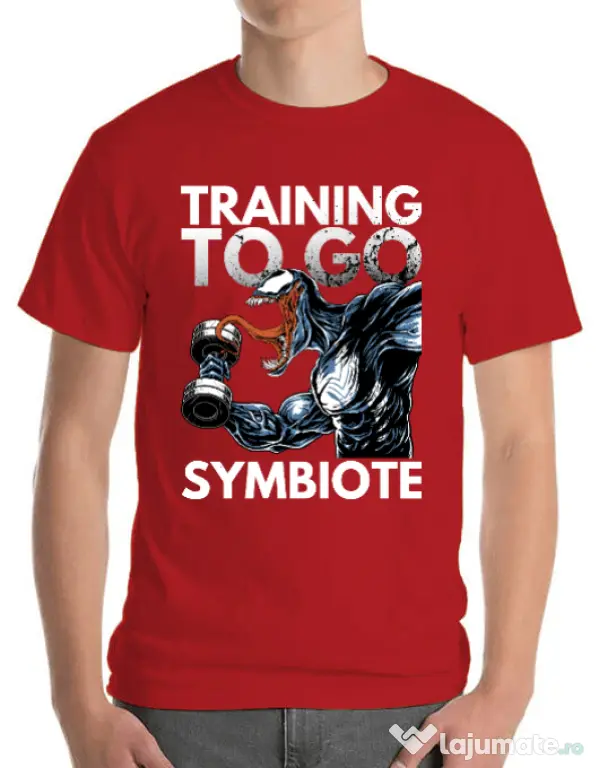 Tricou ADLER barbat Venom training Rosu