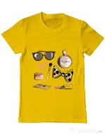 Tricou ADLER barbat Every girl Galben