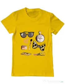 Tricou ADLER barbat Every girl Galben