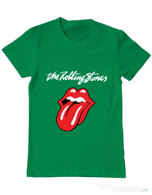 Tricou ADLER barbat The Rolling Stones Verde mediu
