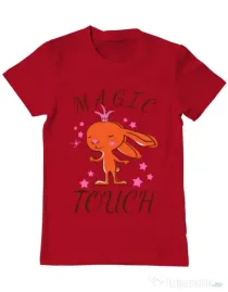 Tricou ADLER barbat Magic touch Rosu