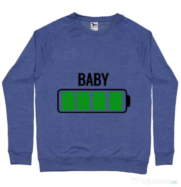 Bluza ADLER barbat Baby battery Albastru melanj