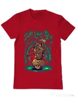 Tricou ADLER barbat Armed and ready Rosu