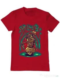 Tricou ADLER barbat Armed and ready Rosu
