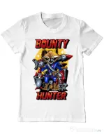 Tricou ADLER barbat Bounty hunter Alb