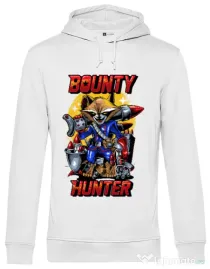 Hoodie barbat cu gluga Bounty hunter Alb