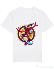 Tricou STANLEY STELLA barbat Cali skate Alb 