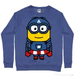 Bluza ADLER barbat Captain minion Albastru melanj