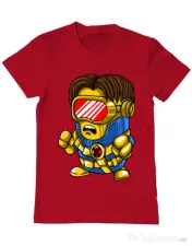 Tricou ADLER barbat Cyclops minion Rosu 