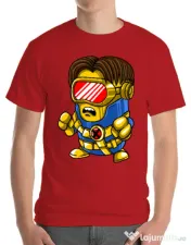 Tricou ADLER barbat Cyclops minion Rosu 