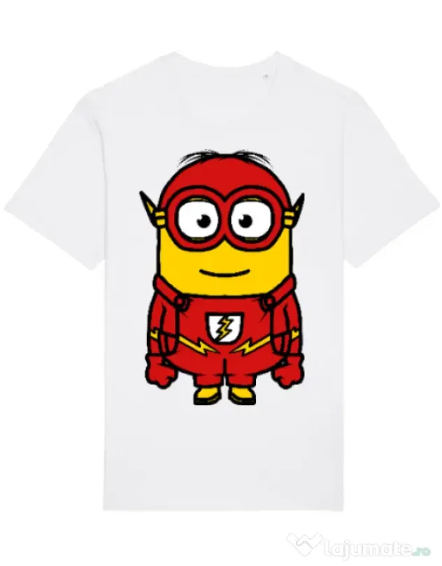 Tricou STANLEY STELLA barbat Minion flash Alb