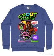 Bluza ADLER barbat Groot flakes Albastru melanj