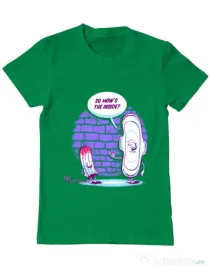Tricou ADLER barbat How is the inside Verde mediu