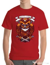 Tricou ADLER barbat Rogue owl Rosu