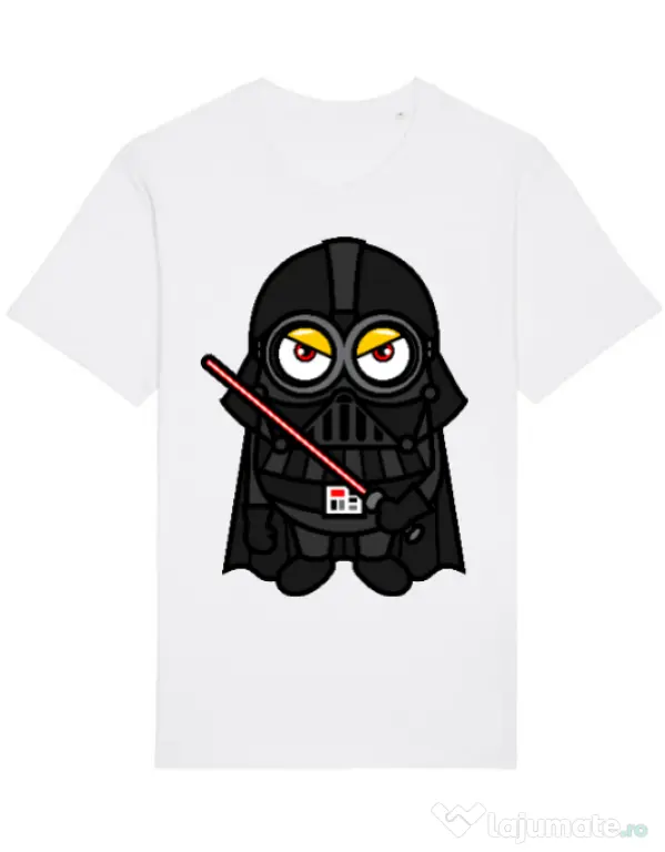 Tricou STANLEY STELLA barbat Vader minion Alb