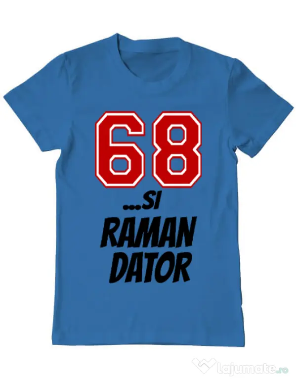 Tricou ADLER barbat 68 si raman dator Albastru azuriu