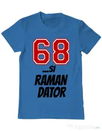 Tricou ADLER barbat 68 si raman dator Albastru azuriu