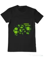 Tricou ADLER barbat Android anatomy Negru