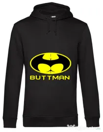 Hoodie barbat cu gluga Buttman Negru