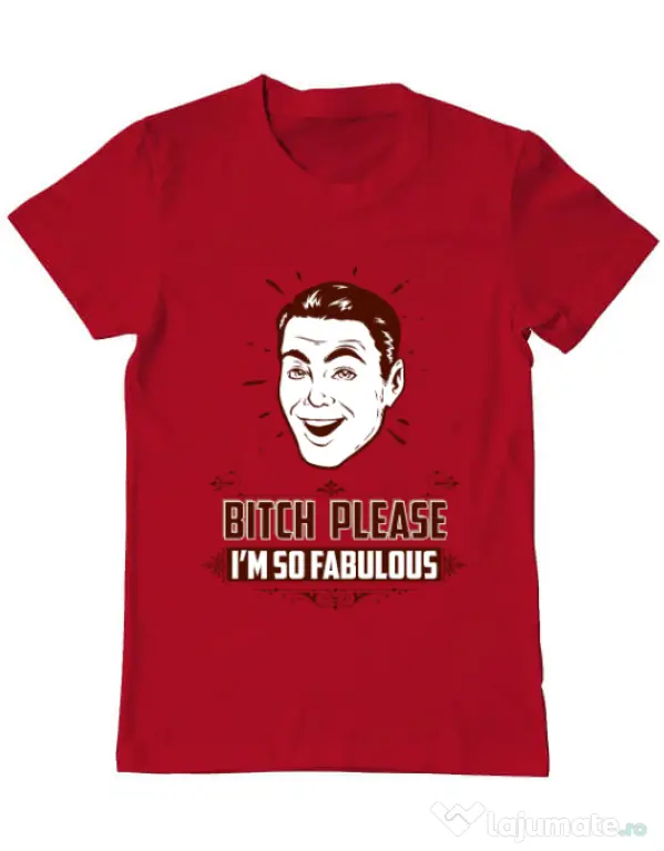 Tricou ADLER barbat Fabulous Rosu