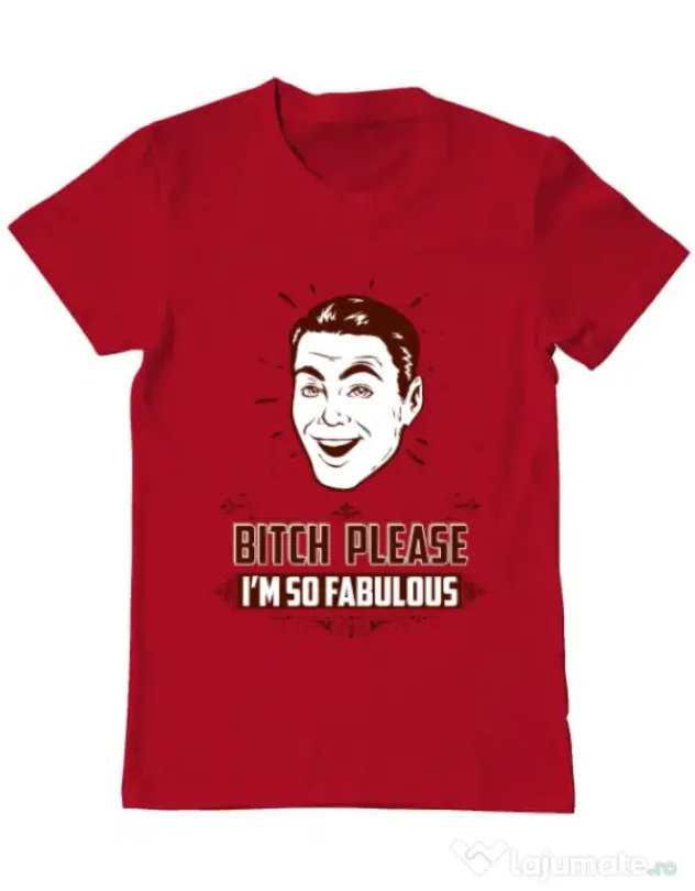 Tricou ADLER barbat Fabulous Rosu