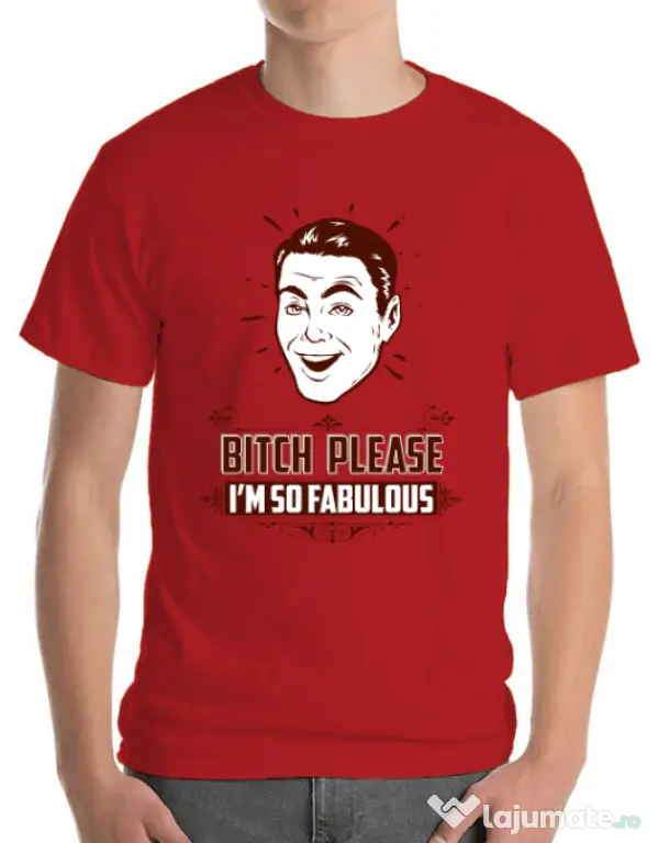 Tricou ADLER barbat Fabulous Rosu