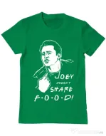 Tricou ADLER barbat Joey doesnt share food Verde mediu