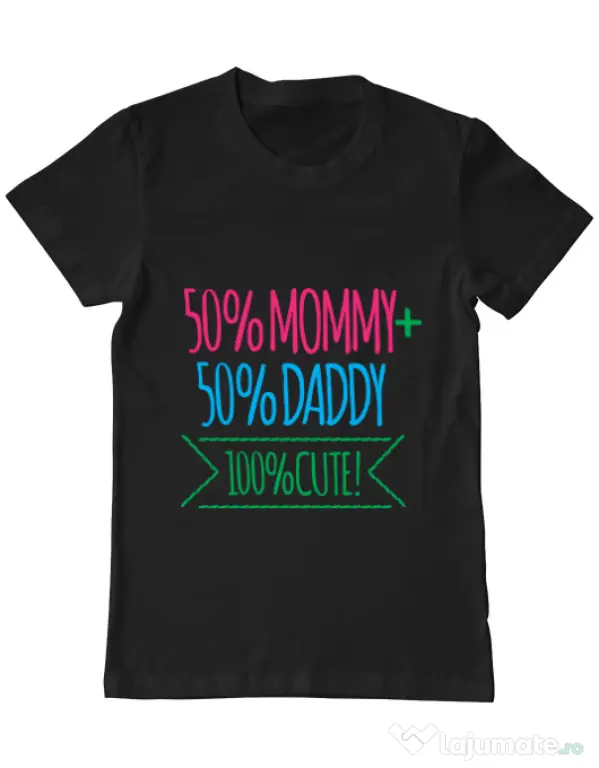 Tricou ADLER barbat 100 Cute Negru
