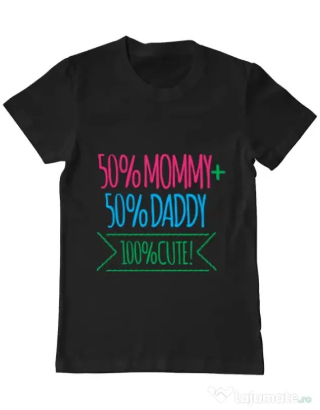 Tricou ADLER barbat 100 Cute Negru