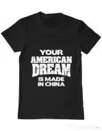 Tricou ADLER barbat American dream Negru