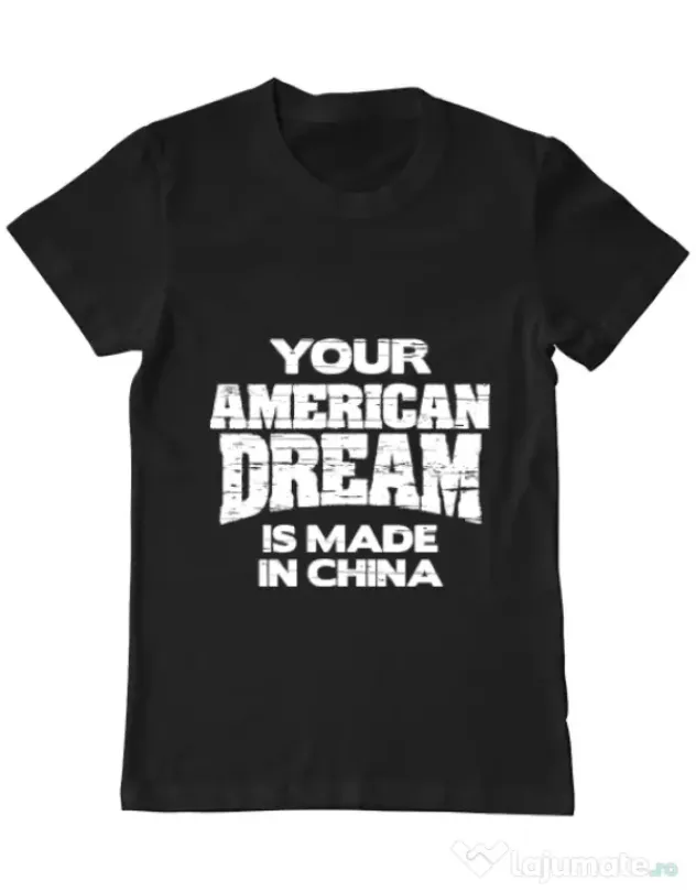 Tricou ADLER barbat American dream Negru