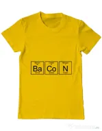Tricou ADLER barbat Bacon formula Galben