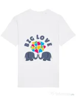 Tricou STANLEY STELLA barbat Big love Alb