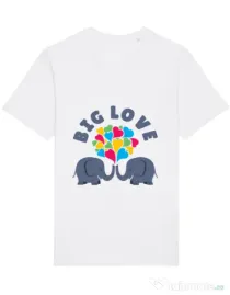 Tricou STANLEY STELLA barbat Big love Alb