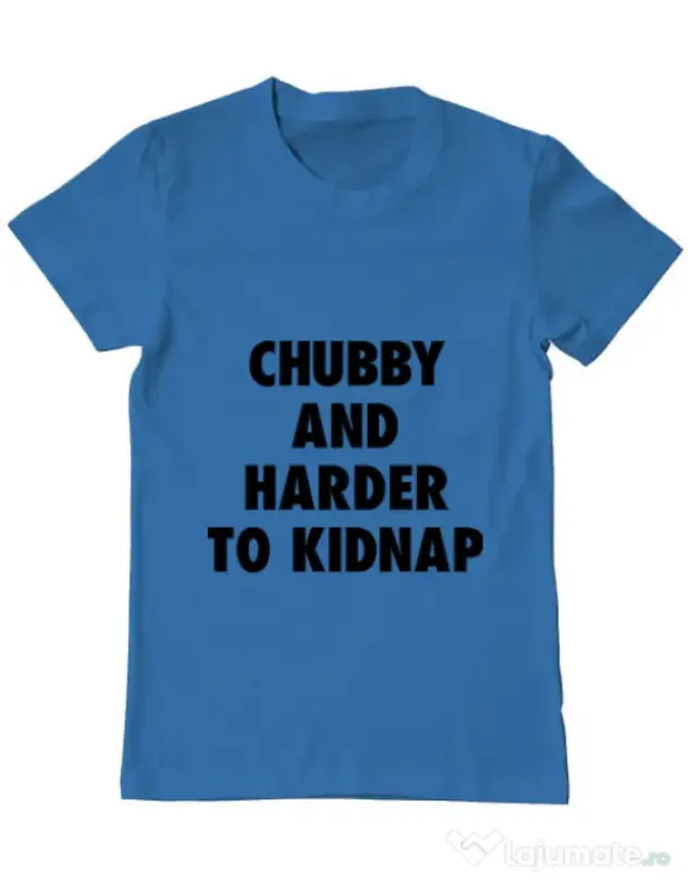 Tricou ADLER barbat Chubby Albastru azuriu