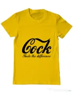 Tricou ADLER barbat Taste the difference Galben