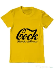 Tricou ADLER barbat Taste the difference Galben