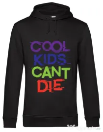 Hoodie barbat cu gluga Cool kids Negru