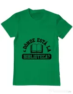 Tricou ADLER barbat Donde esta la biblioteca Verde mediu