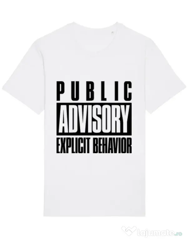 Tricou STANLEY STELLA barbat Explicit behavior Alb
