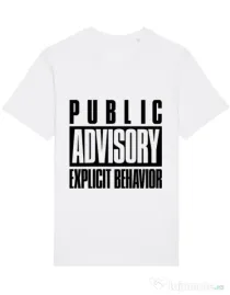 Tricou STANLEY STELLA barbat Explicit behavior Alb
