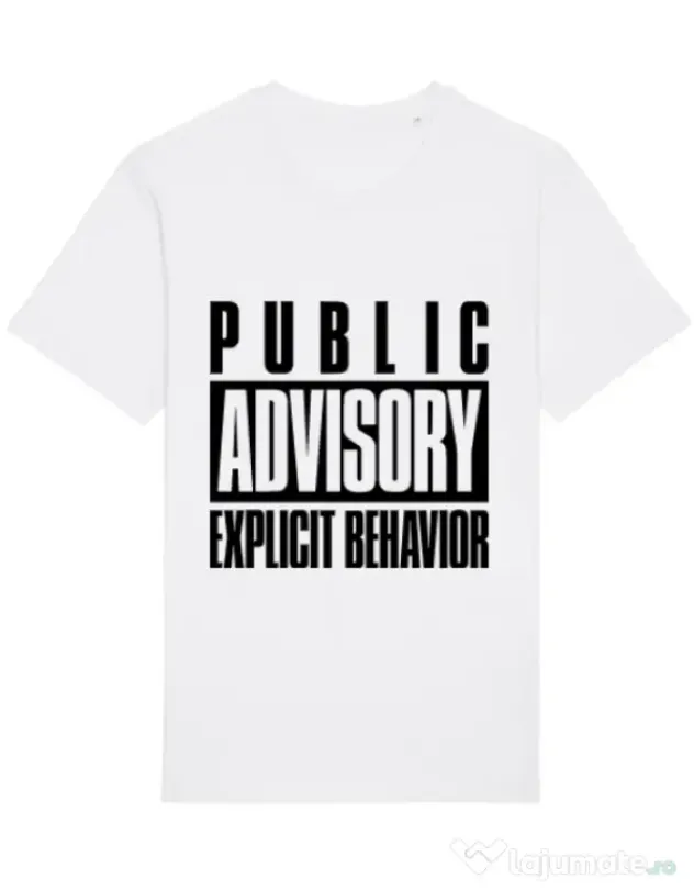 Tricou STANLEY STELLA barbat Explicit behavior Alb