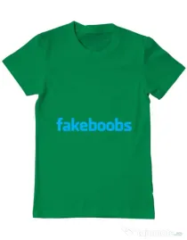 Tricou ADLER barbat Fakeboobs Verde mediu
