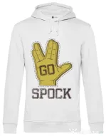 Hoodie barbat cu gluga Go spock Alb